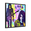 Joey Ramone - Matte Canvas, Black Frame