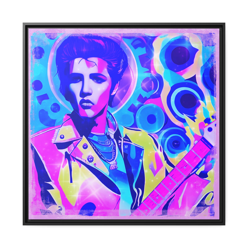 ELVIS - Matte Canvas, Black Frame