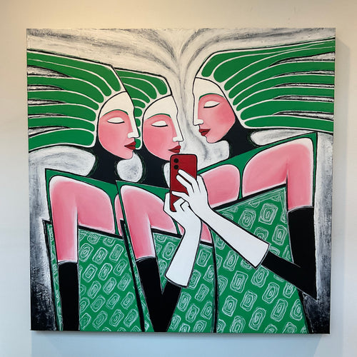 Photo of a Contemporary figurative Artwork and Paintings  by Forlenza in Woodstock, New York, ARTWORK painting, acrylic on canvas by Dan Forlenza in Woodstock, New York