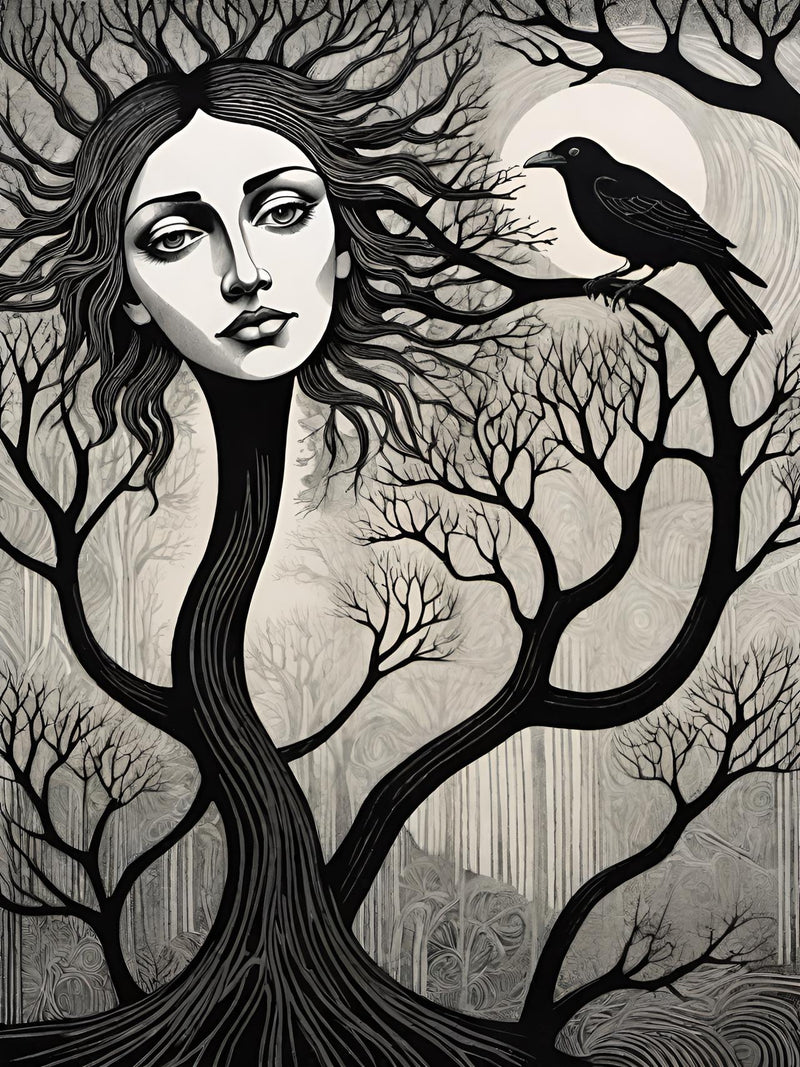 RAVEN’S ROOST - Digital Art Image Download