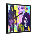 Joey Ramone - Matte Canvas, Black Frame