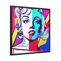 MARILYN - Matte Canvas, Black Frame