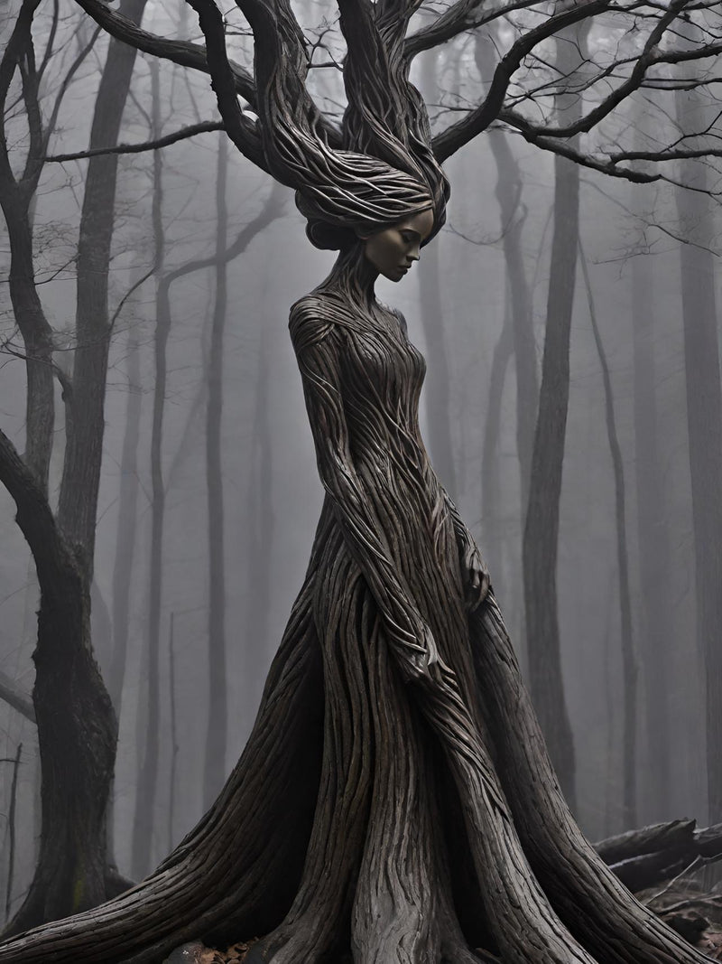 THE TREE WOMAN - Digital Art Image Download