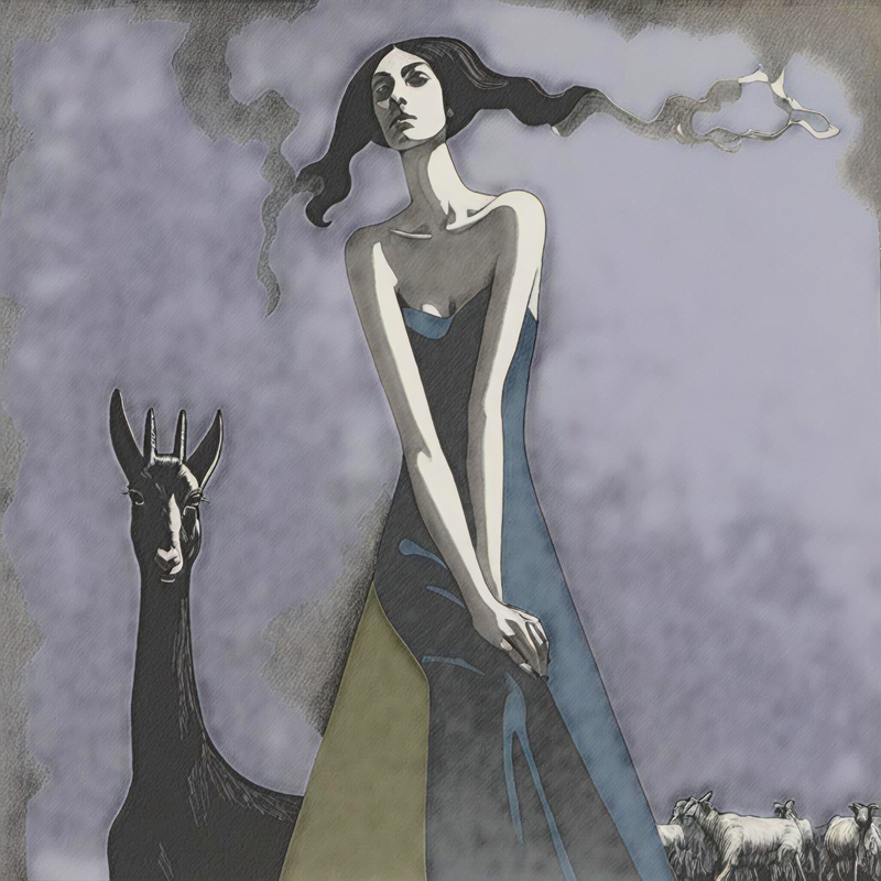 GOAT PATH - Digital Art Image Download