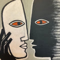 Face Plastic Faces - Acrylic on Canvas - 16” x 20"