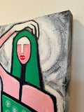 Detail photo of a Contemporary figurative Artwork and Paintings  by Forlenza in Woodstock, New York, ARTWORK painting, acrylic on canvas by Dan Forlenza in Woodstock, New York