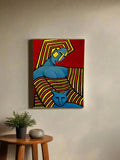 CAT LADY - Acrylic on Canvas Original Painting