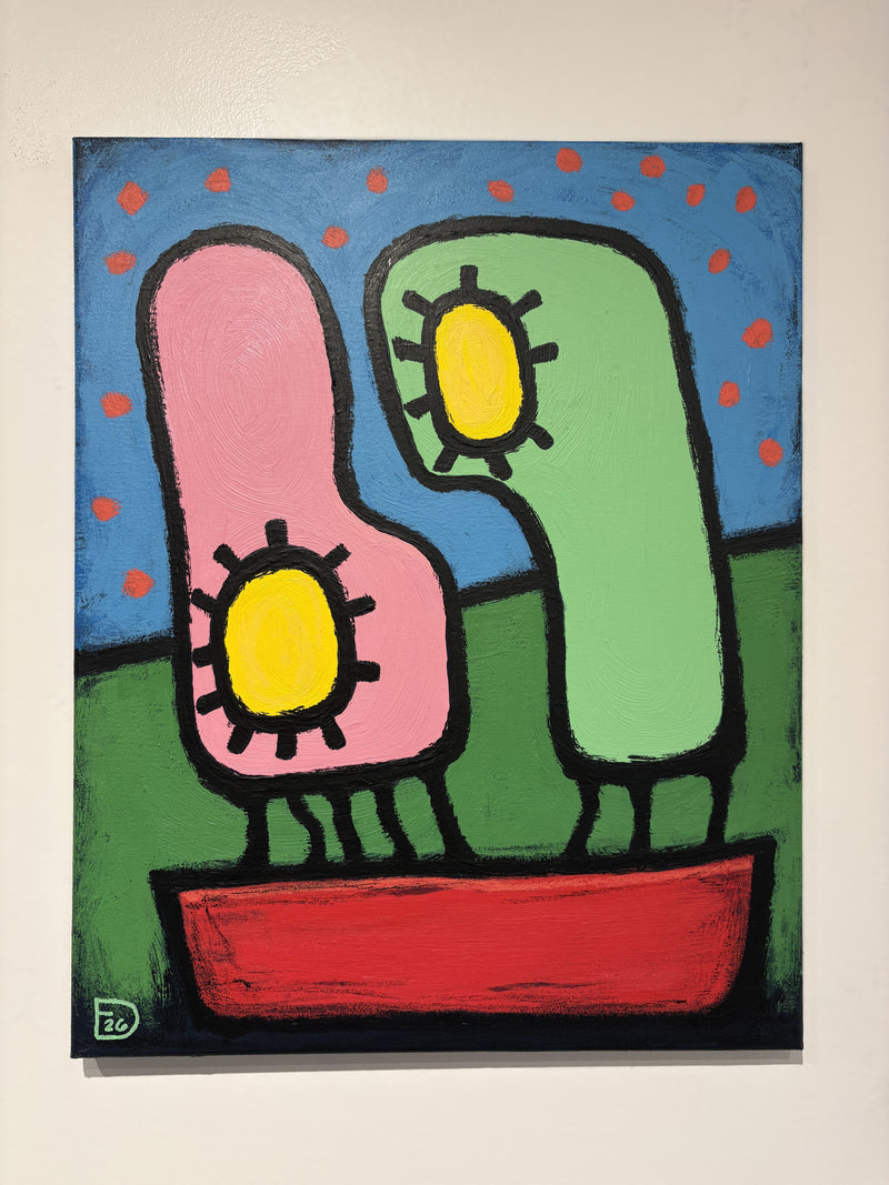 Liminal Vessel - Mixed Media on Canvas - 20" x 16"
