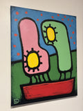 Liminal Vessel - Mixed Media on Canvas - 20" x 16"