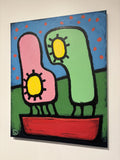 Liminal Vessel - Mixed Media on Canvas - 20" x 16"