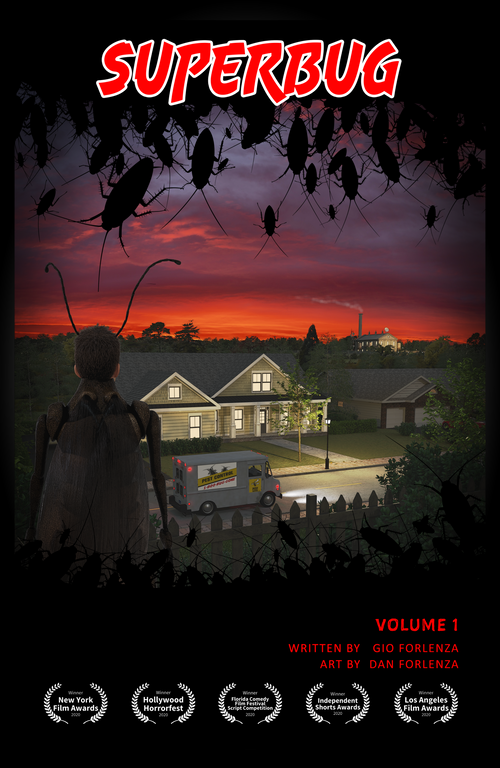 Superbug the graphic novel an award winning sci-fi dark comedy horror story