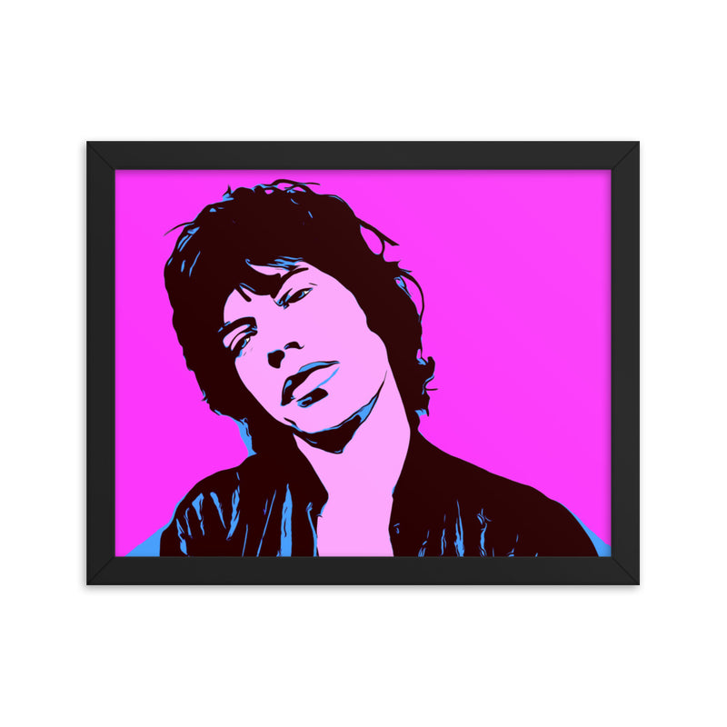 JAGGER - Framed photo paper poster